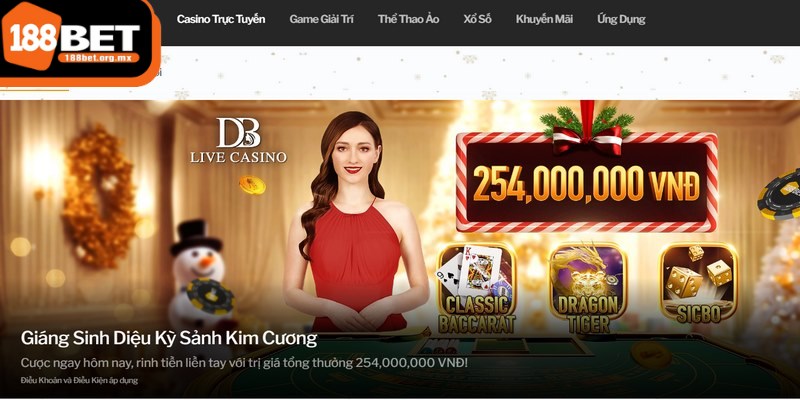 Casino 188BET - Sân chơi uy tín hàng đầu thị trường 2 Sảnh AE nổi bật nhờ những trò chơi kinh điển