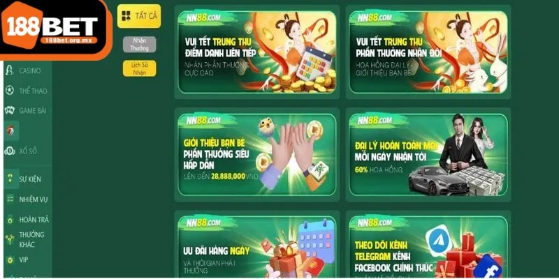 NN88 - Nhà cái uy tín hàng đầu tại khu vực Châu Á 2 NN88 có chương trình khuyến mãi giới thiệu bạn bè hấp dẫn