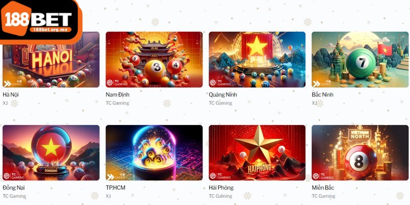 Xổ số 188BET - Cơ hội trở thành tỷ phú một cách dễ dàng 3 Giới thiệu 188BET hiện cung cấp nhiều loại hình xổ số khác nhau